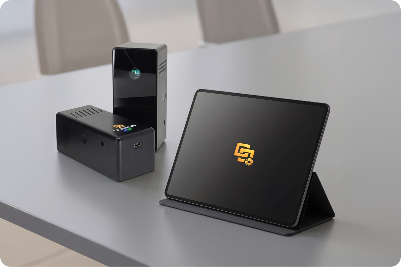 LS SWIR & Infrared AI device on a desk